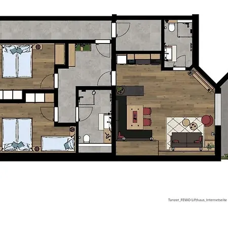 With 3 Bedrooms 度假居